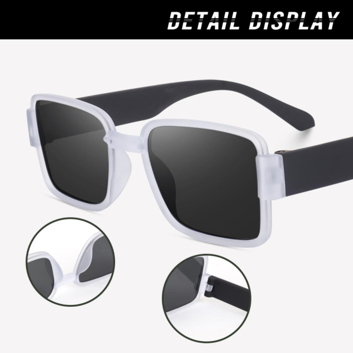 Mat-Mit Square Transparent Sunglasses