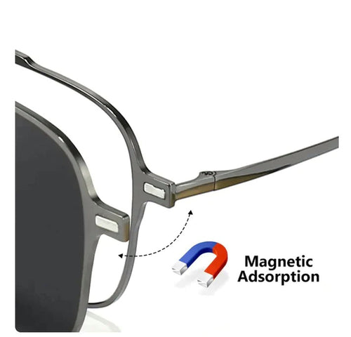 Aviators with Yellow & Black Clip-Ons