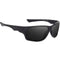 Polarized Black Curved Sunglasses