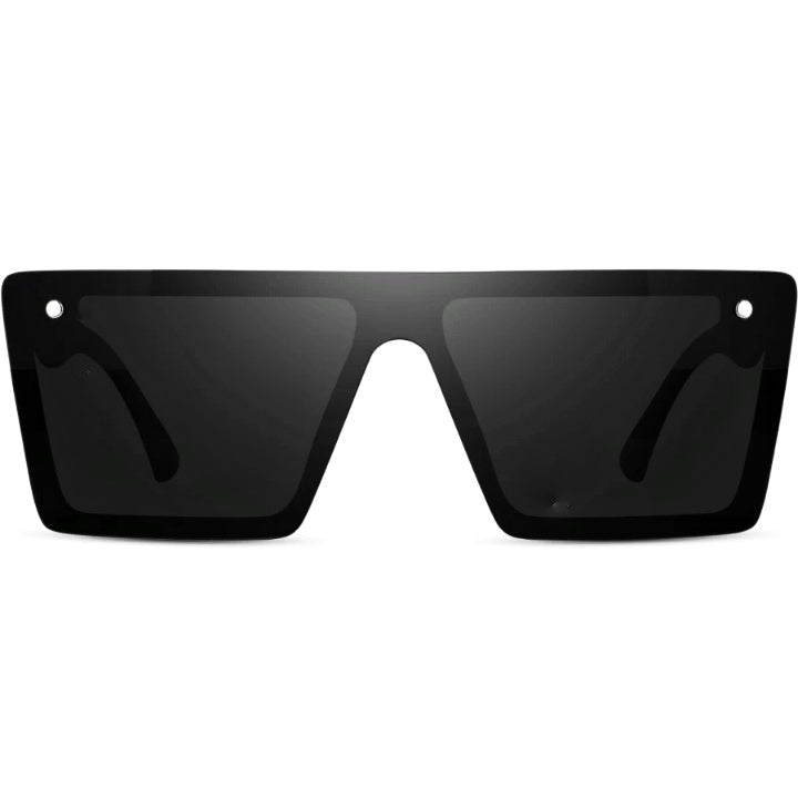 Full Black Square Sunglasses