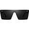 Full Black Square Sunglasses