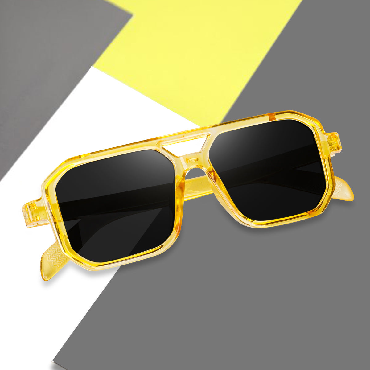 Yellow & Black Light Sunglasses