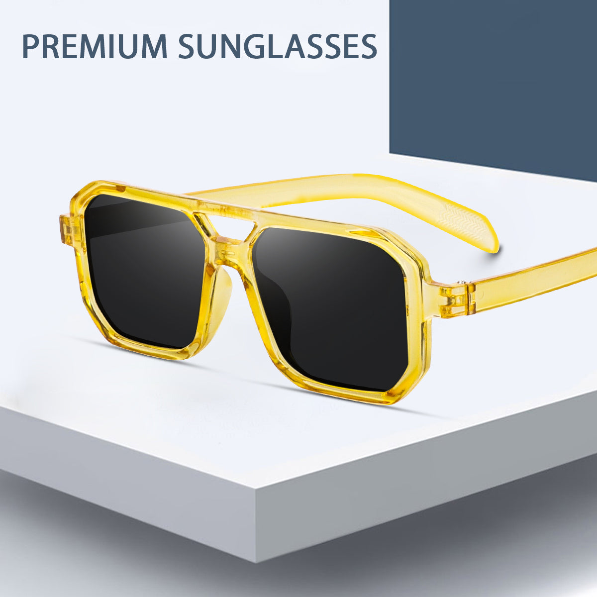 Yellow & Black Light Sunglasses