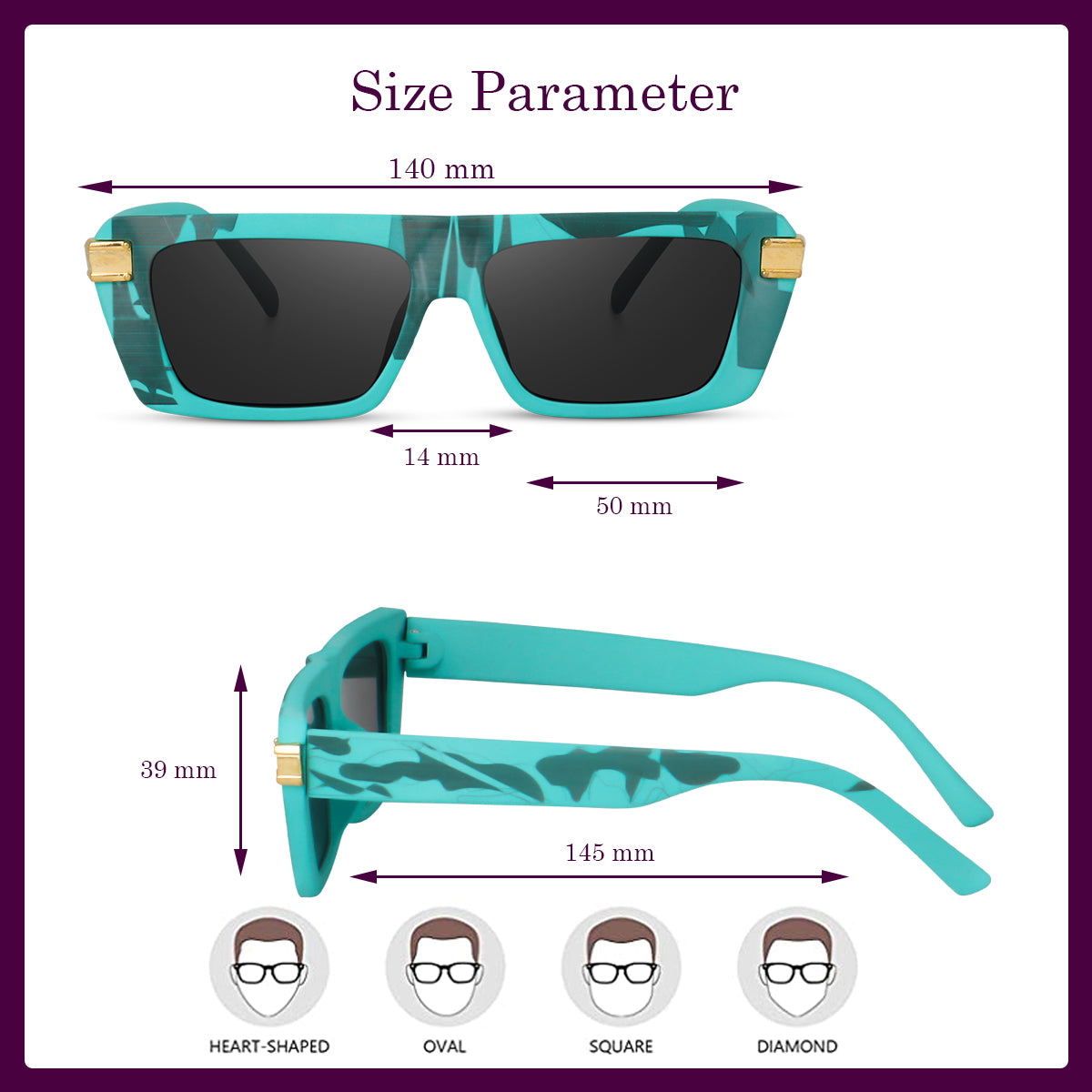 Alpaso Army Square Shades