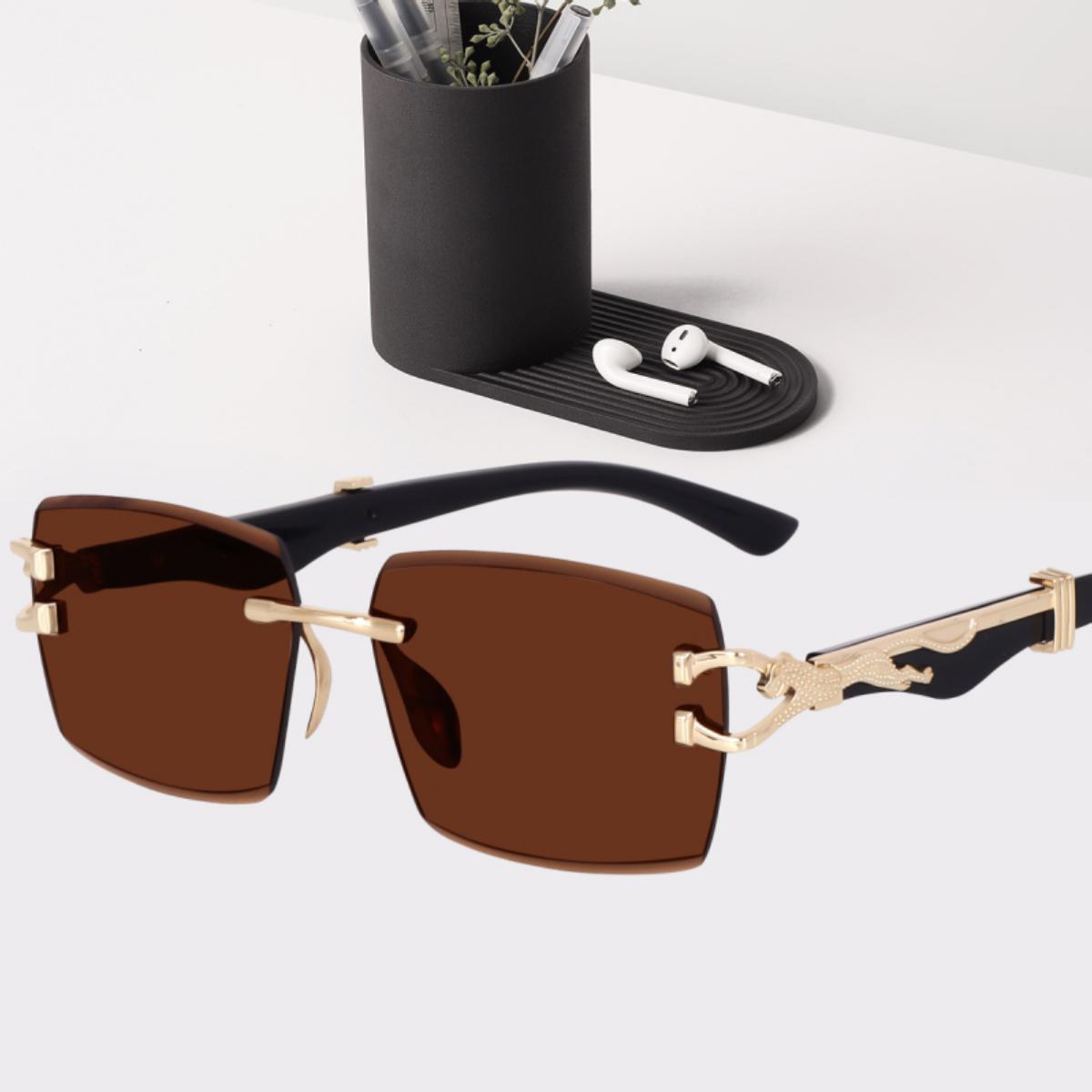 Cherry Rimless Sunglasses