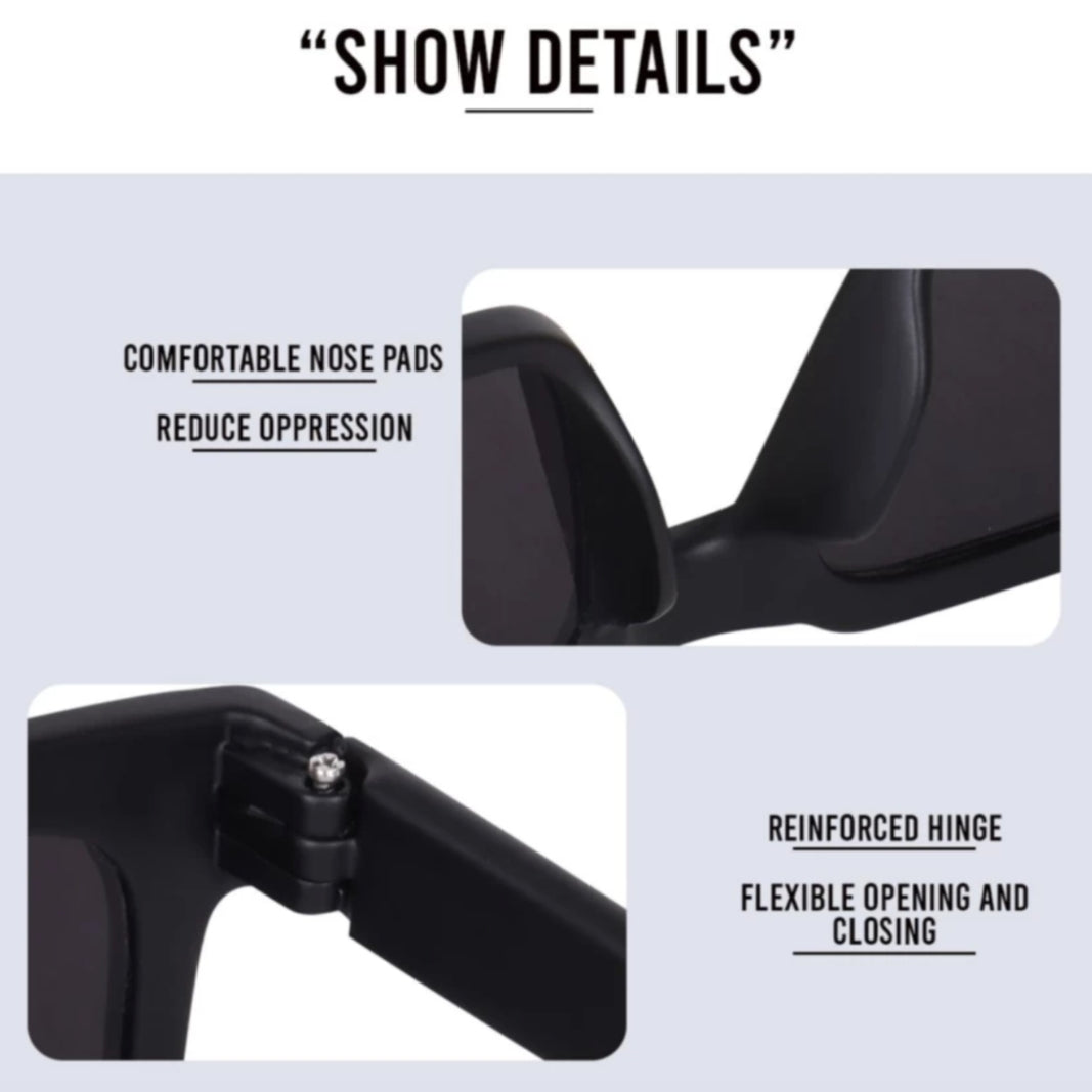 Front Arrow Square Sunglasses