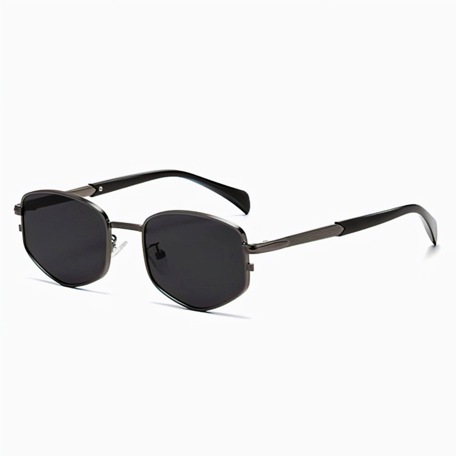 Metallic Black Sunglasses